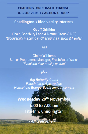 Chadlington CC & BioD Third Tite Event poster